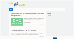 Desktop Screenshot of forowebmaster.es